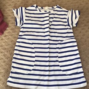 Adorable Crewcuts blue striped dress